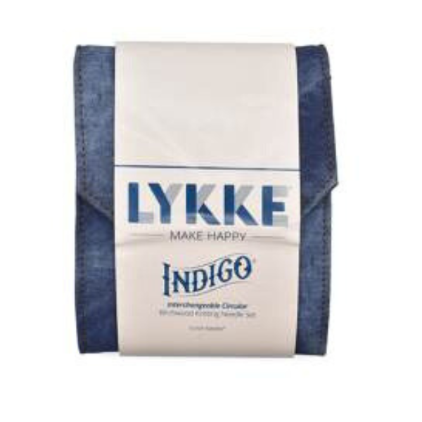 LYKKE Vaihdettavat Pyöröpuikotsetti Indigo, Starter Set, Sininen, 13 cm