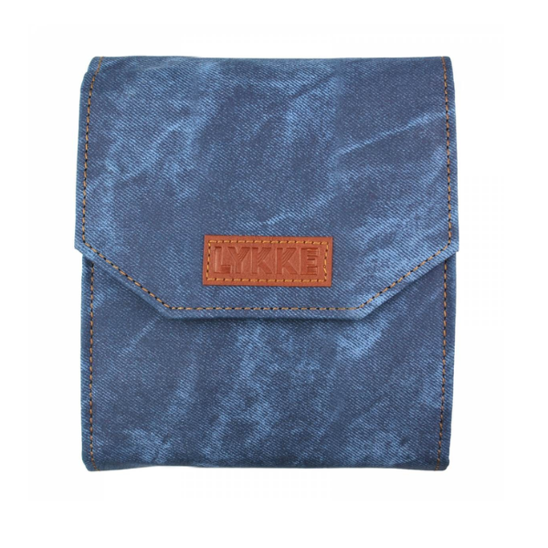LYKKE Vaihdettavat Pyöröpuikotsetti Indigo, Starter Set, Sininen, 13 cm