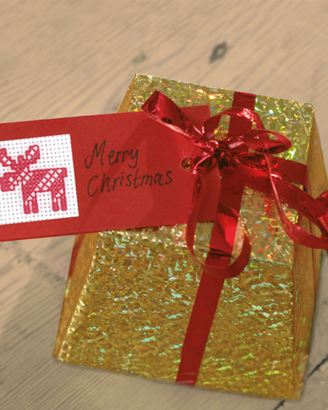 Kirjontakitti Lahjamerkit 8 x 4 cm