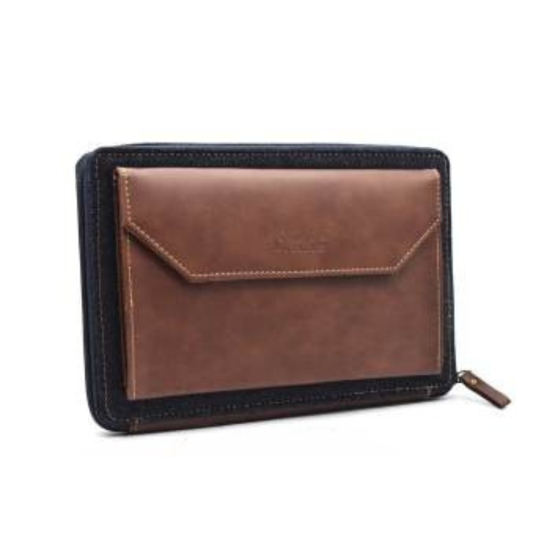 LYKKE Oxford Kotelo Vaihdettaville Pyöröpuikoille, 13 cm Suklaa