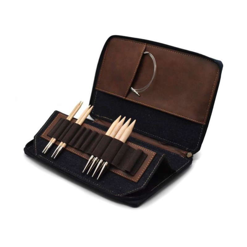 LYKKE Oxford Kotelo Vaihdettaville Pyöröpuikoille, 13 cm Suklaa