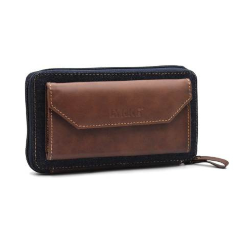 LYKKE Oxford -kotelo vaihdettaville pyöröpuikoille, 9 cm Suklaa