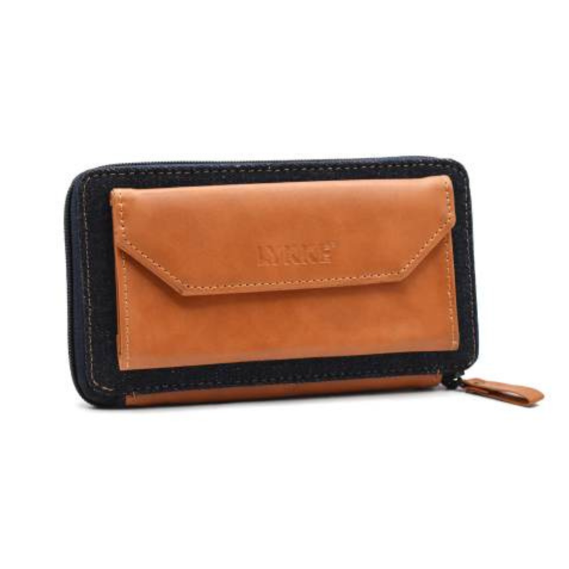 LYKKE Oxford -kotelo vaihdettaville pyöröpuikoille, 9 cm Vaaleanruskea
