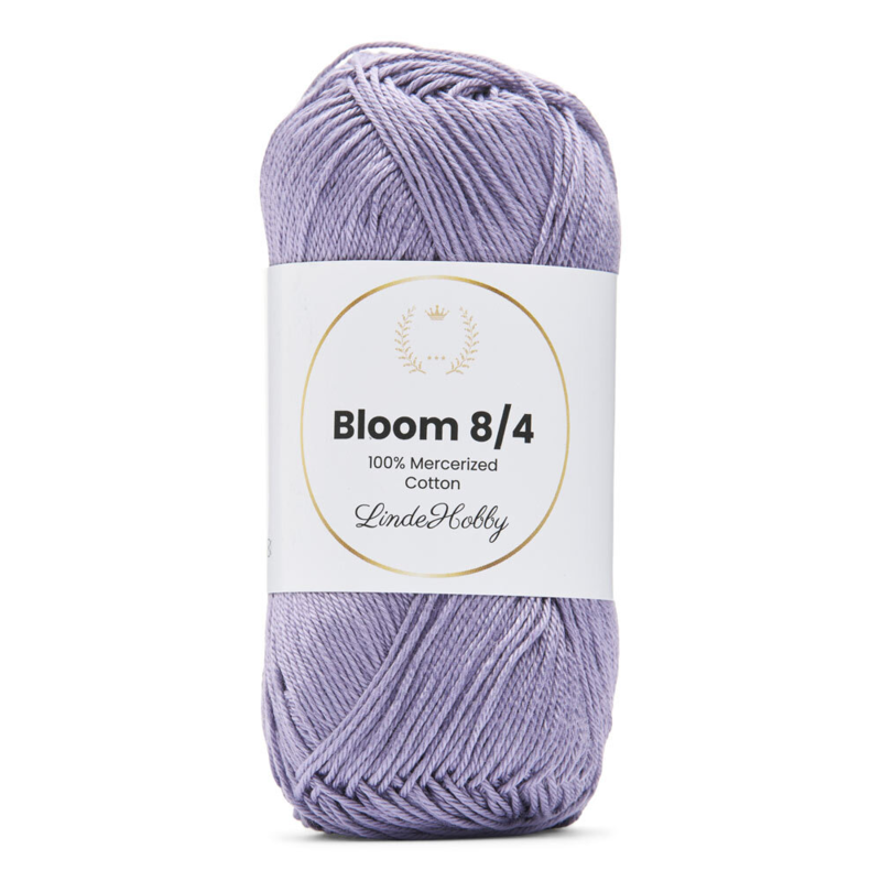 LindeHobby Bloom 8/4 Mercerized Cotton 12 Vaalea lila