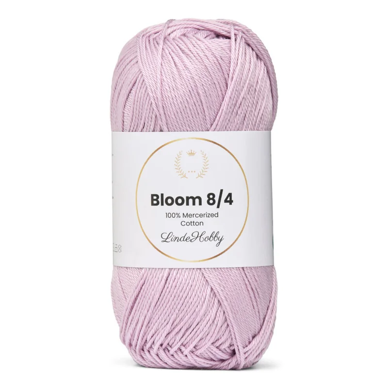 LindeHobby Bloom 8/4 Mercerized Cotton 26 Kirkas lila
