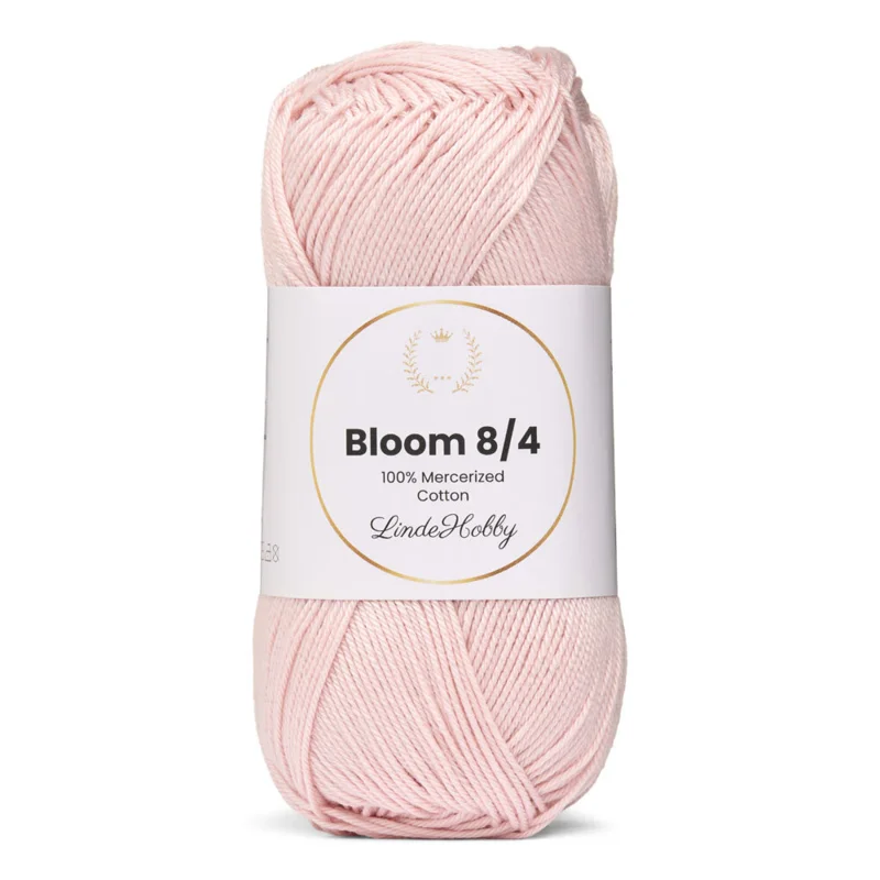 LindeHobby Bloom 8/4 Mercerized Cotton 31 Pastellinvaaleanpunainen