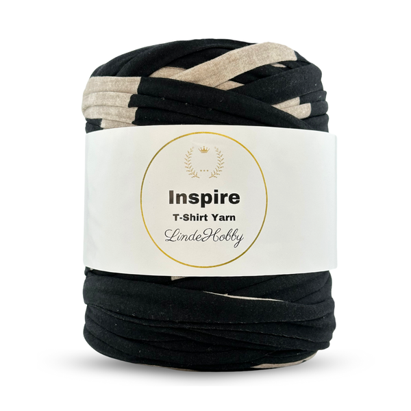 LindeHobby Inspire Print 96 Mustat ja ruskeat raidat