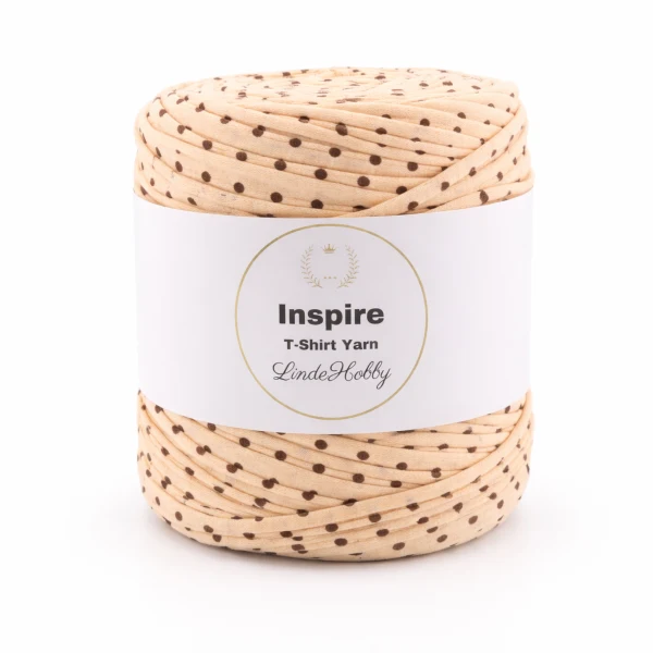 LindeHobby Inspire Print 29 Beige ruskeilla pilkuilla