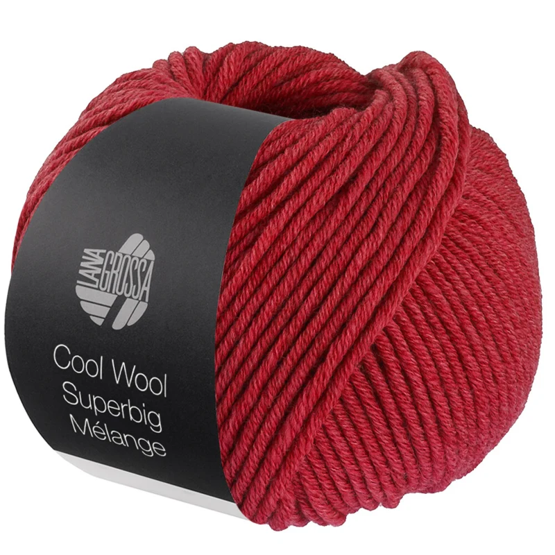 Lana Grossa Cool Wool Superbig 223 Kirsikanpunainen meleerattu