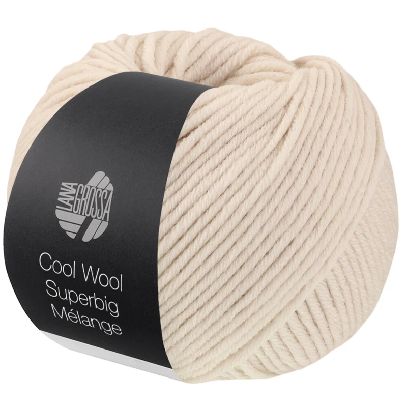 Lana Grossa Cool Wool Superbig 233 Greige meleerattu