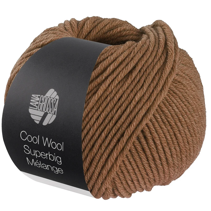 Lana Grossa Cool Wool Superbig 229 Nougat meleerattu