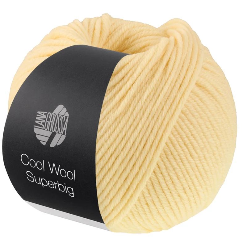 Lana Grossa Cool Wool Superbig 49 Vaaleankeltainen