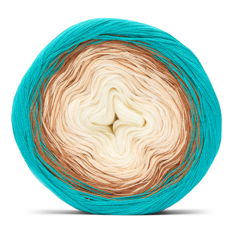 LindeHobby Lily Cotton Cake 16 Turkoosi rannikko