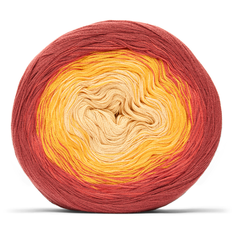 LindeHobby Lily Cotton Cake 03 Auringonlaskun tuli