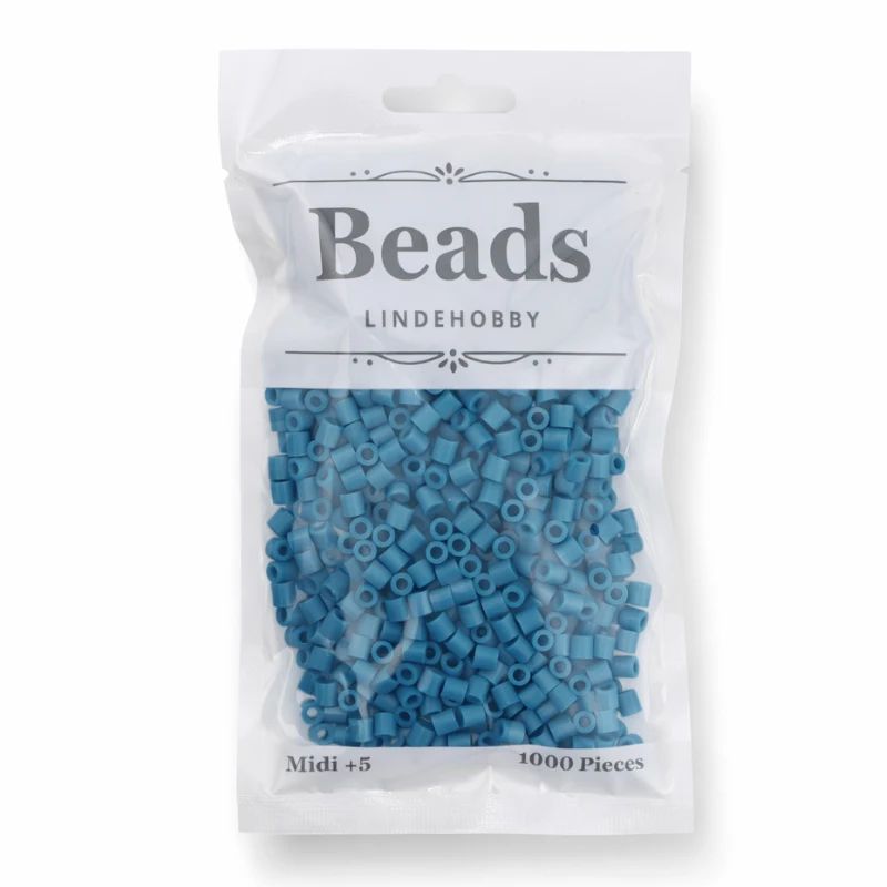 LindeHobby Beads 75 Tumma terässininen