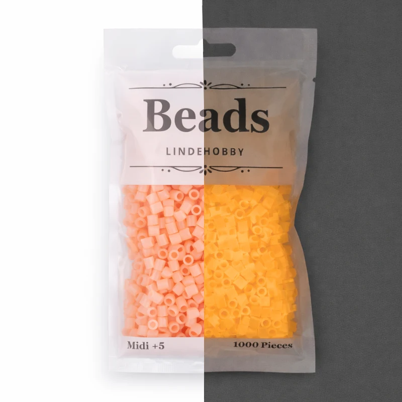 LindeHobby Beads Glow 05 Oranssi