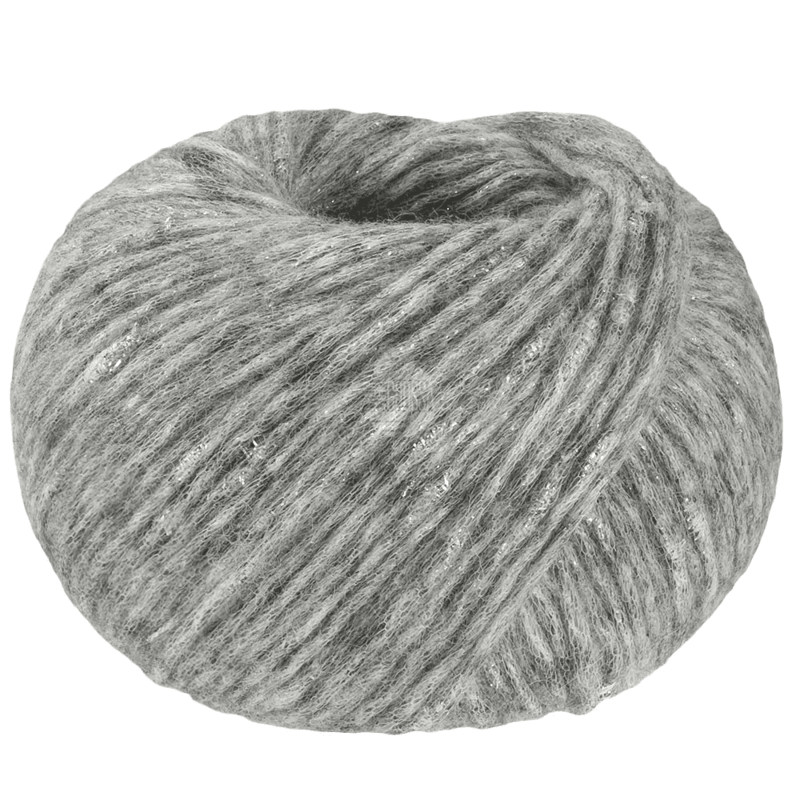 Lana Grossa Lucciola 02 Harmaa