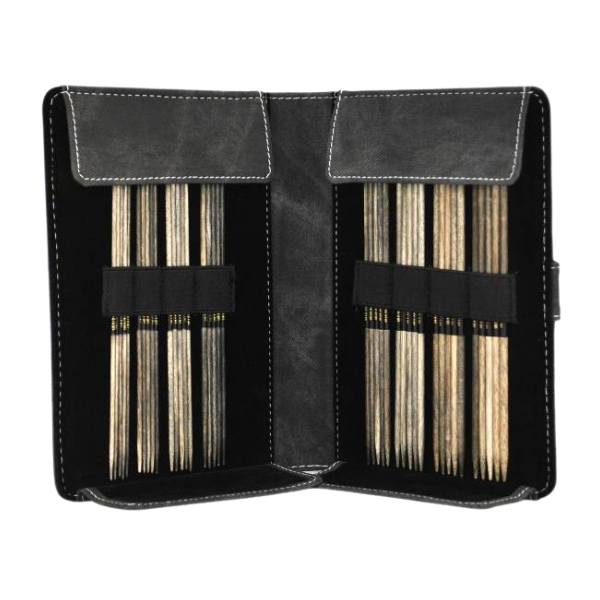 LYKKE Sukkapuikkosetti Driftwood, Harmaa, 15 cm (2.00-3.75 mm)