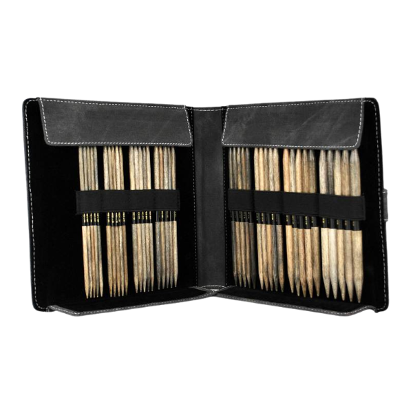 LYKKE Sukkapuikkosetti Driftwood, Harmaa, 15 cm (4.00-9.00 mm)