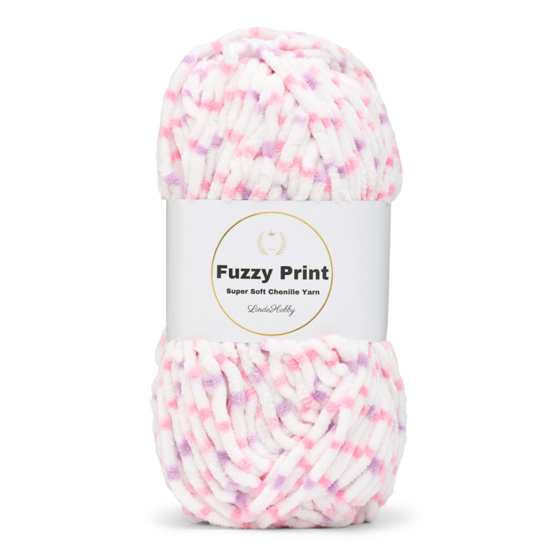 LindeHobby Fuzzy Chenille Print 03 Satu