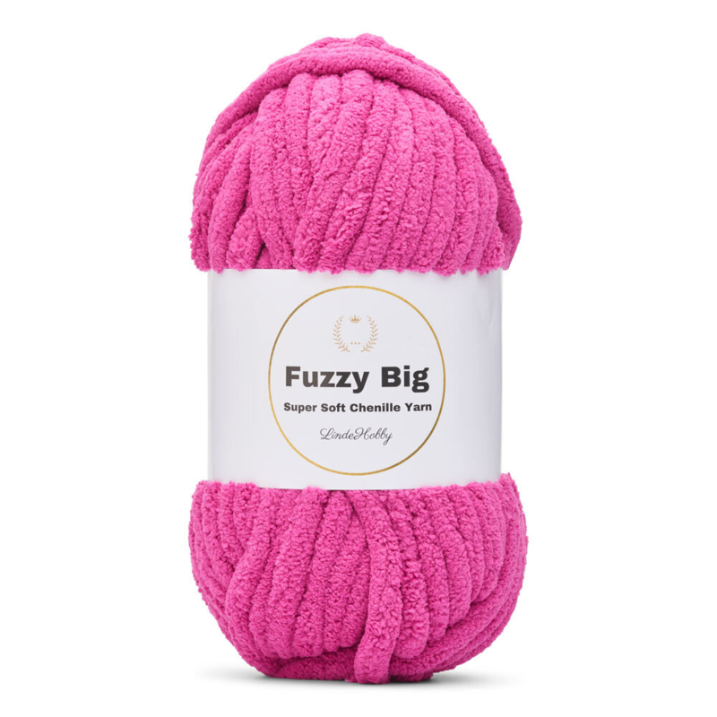 LindeHobby Fuzzy Chenille BIG 44 Vaalea fuksia
