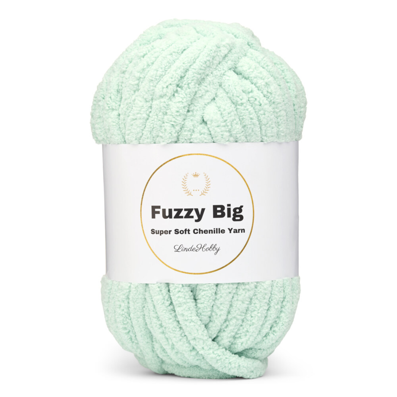LindeHobby Fuzzy Chenille BIG 03 Mint­vihreä