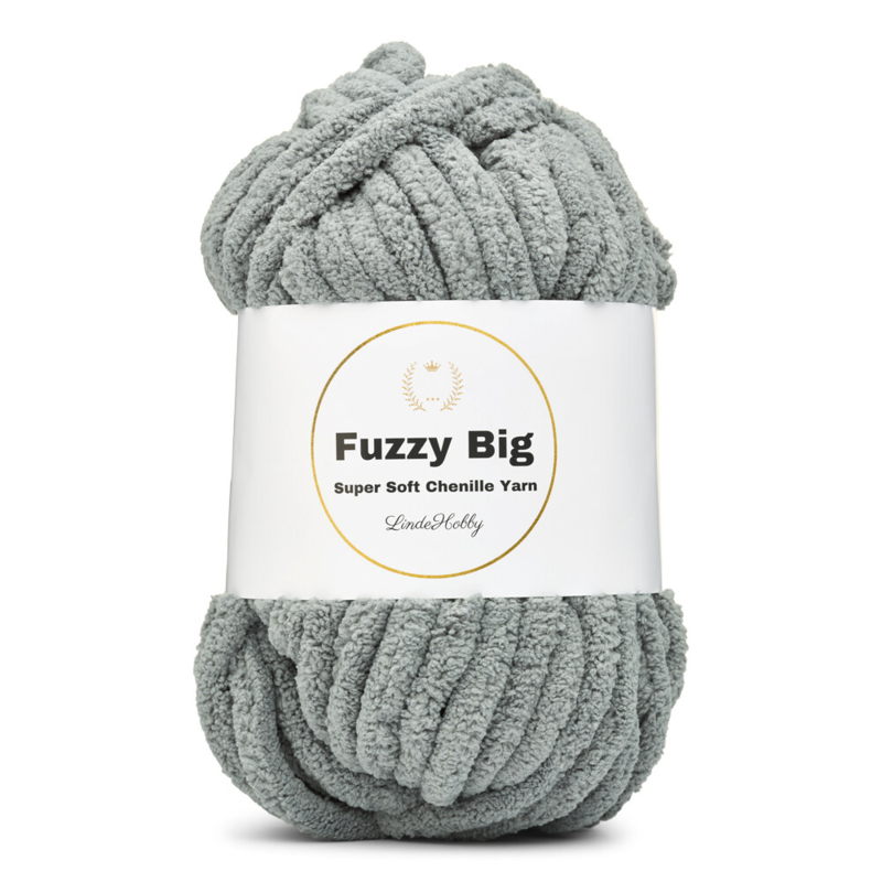 LindeHobby Fuzzy Chenille BIG 05 Tumma harmaa