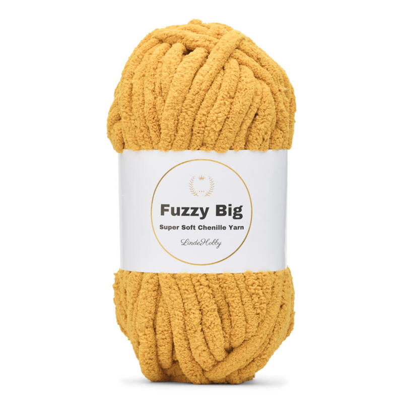 LindeHobby Fuzzy Chenille BIG 16 Sinappi