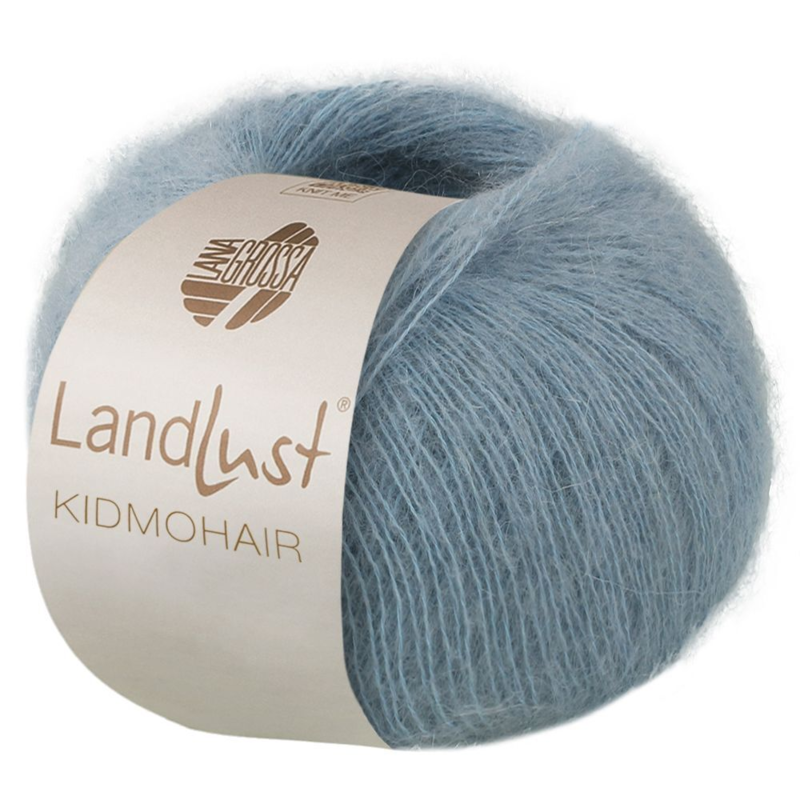 Lana Grossa Landlust Kidmohair 07 Vaaleansininen