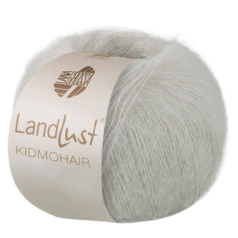 Lana Grossa Landlust Kidmohair 17 Vaaleanharmaa
