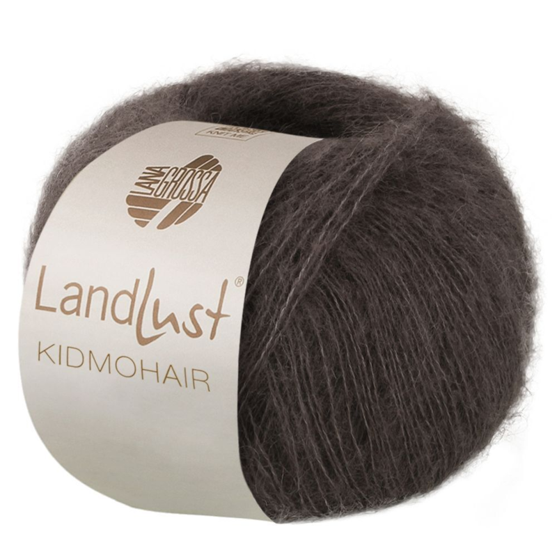 Lana Grossa Landlust Kidmohair 19 Harmaanruskea
