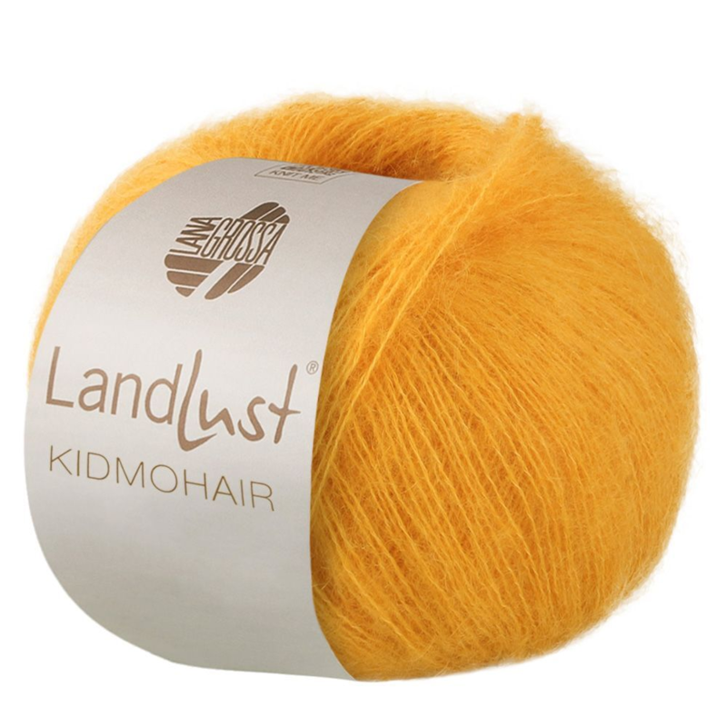Lana Grossa Landlust Kidmohair 03 Keltainen