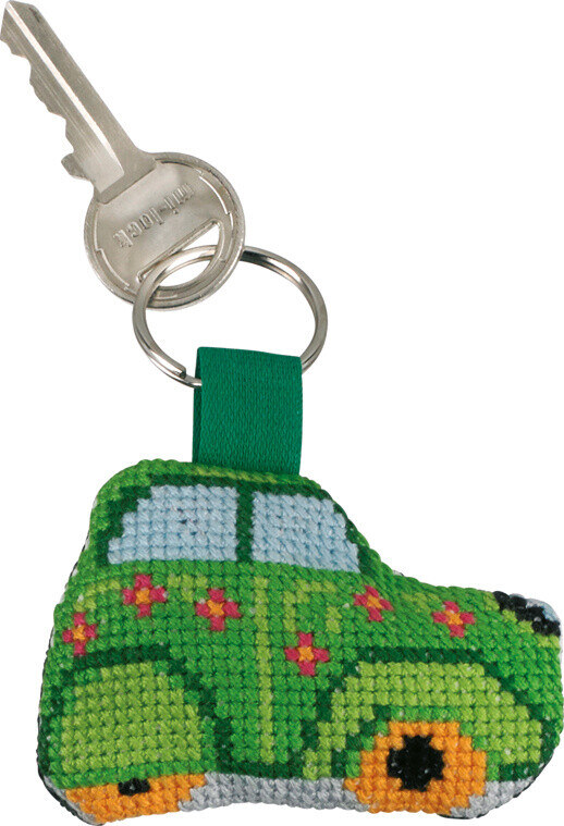 Kirjontapaketti Vihreä Citroën 7 x 5 cm