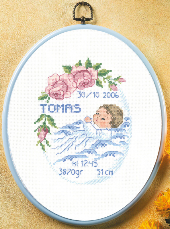 Kirjontapaketti Tomas 20 x 26 cm m/5958/03