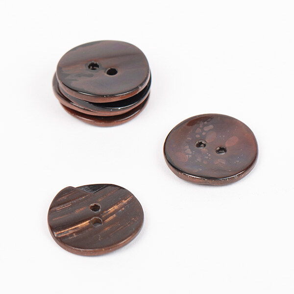 DROPS Arched (Brown), Nappi, 18 mm (nro 818)