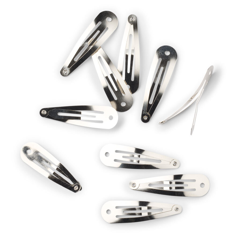 LindeHobby Hiusklipsit, Hopea, 45x14 mm, 10 kpl