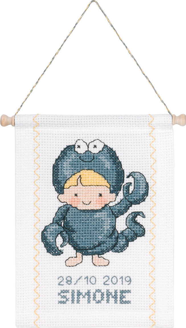 Kirjontapaketti Skorpioni B5129/18 18 x 25 cm