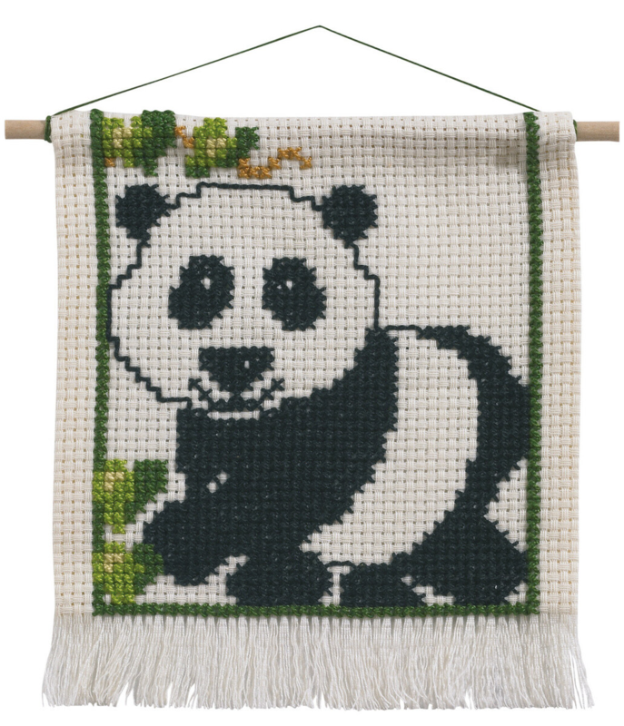 Kirjontapaketti MFK Panda 16 x 18 cm m/5119/18