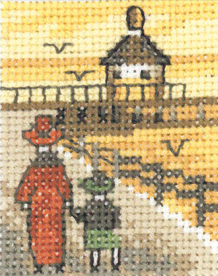 Kirjontasetti Myyrä 5 x 6,5 cm