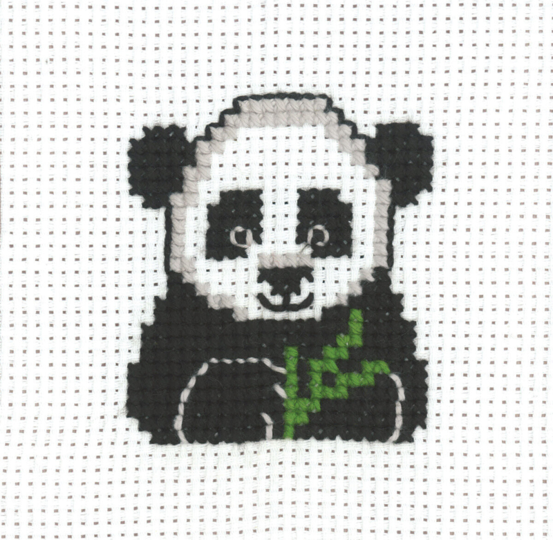 Kirjontasarja MFK Panda 8 x 8 cm