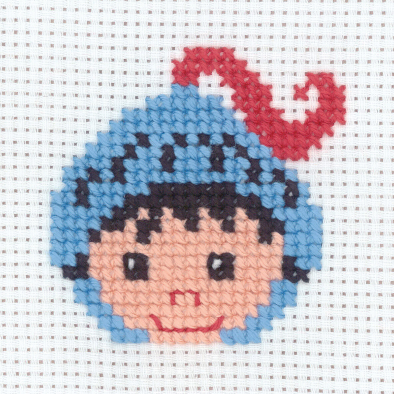 Kirjontapakkaus Ritari 8 x 8 cm