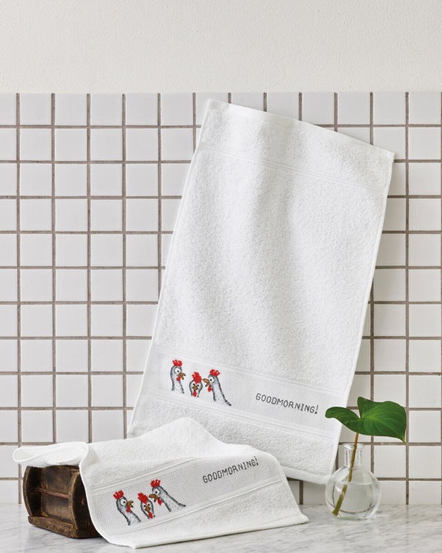 Kirjontapaketti Goodmorning 30 x 50 cm