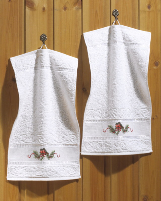 Kirjontamalli Punatulkku 2 kpl 30 x 50 cm