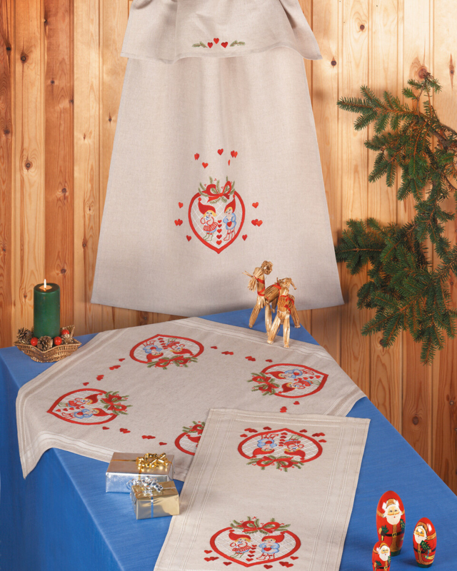 Kirjontapaketti Tonttu sydämessä