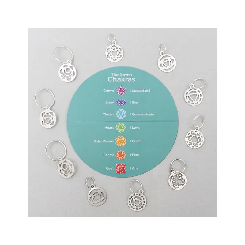 KnitPro Chakra Silmukkamerkit, Hopea