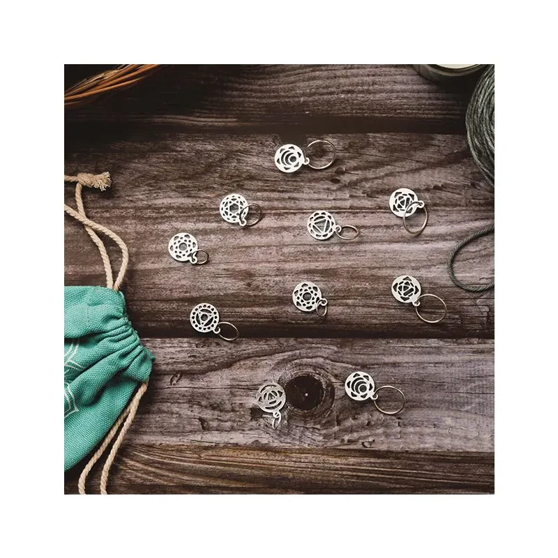 KnitPro Chakra Silmukkamerkit, Hopea