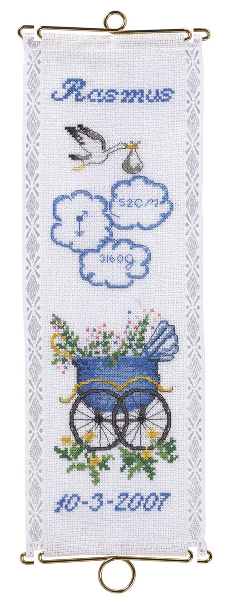 Kirjontasarja Kaste Rasmus 12 x 35 cm m/5188/12