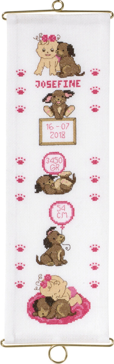 Kirjontasetti Josefine m/5188/14 14 x 44 cm