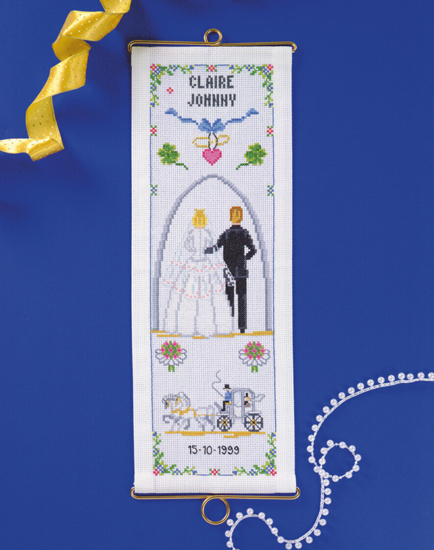 Kirjontapakkaus Häät 14 x 39 m/5188/14