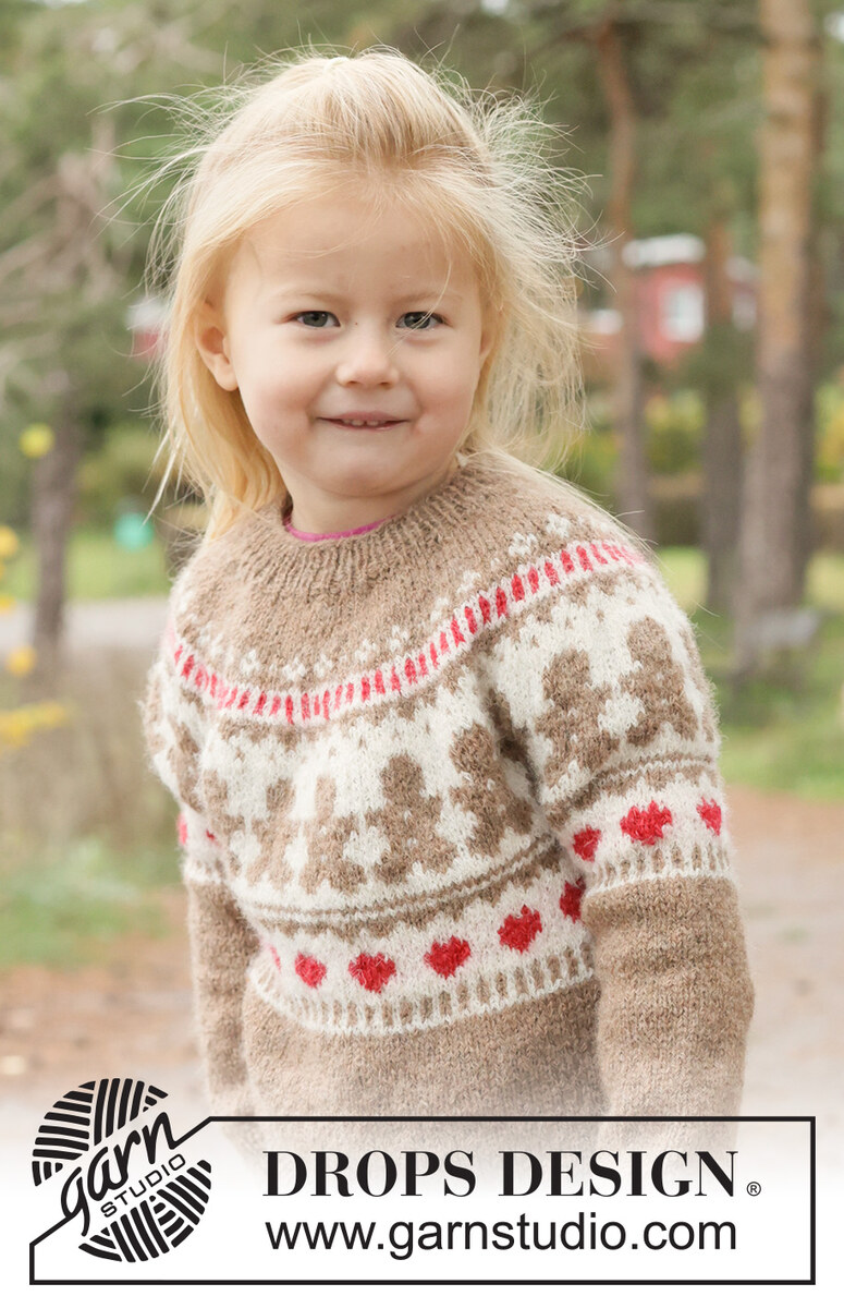 50-2 Cookie Parade Sweater by DROPS Design